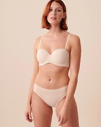 Culotte bikini microfibre contours fusionnés