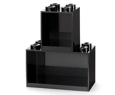 Brick Shelf Set - Black