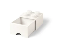 4-Stud Brick Drawer - White