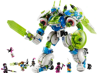 Mateo and Z-Blob the Knight Battle Mech