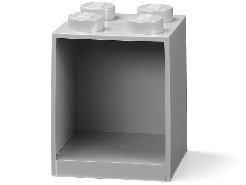 4-Stud Brick Shelf - Gray
