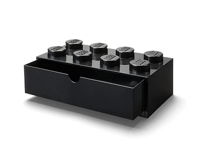 8-Stud Desk Drawer - Black