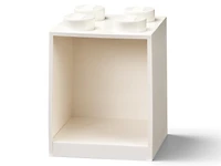 4-Stud Brick Shelf - White