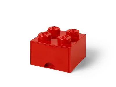 LEGO 4-stud Red Storage Brick Drawer
