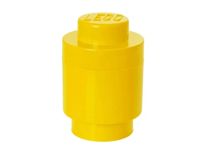 1-Stud Round Storage Brick - Yellow