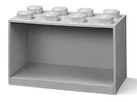 8-Stud Brick Shelf - Gray