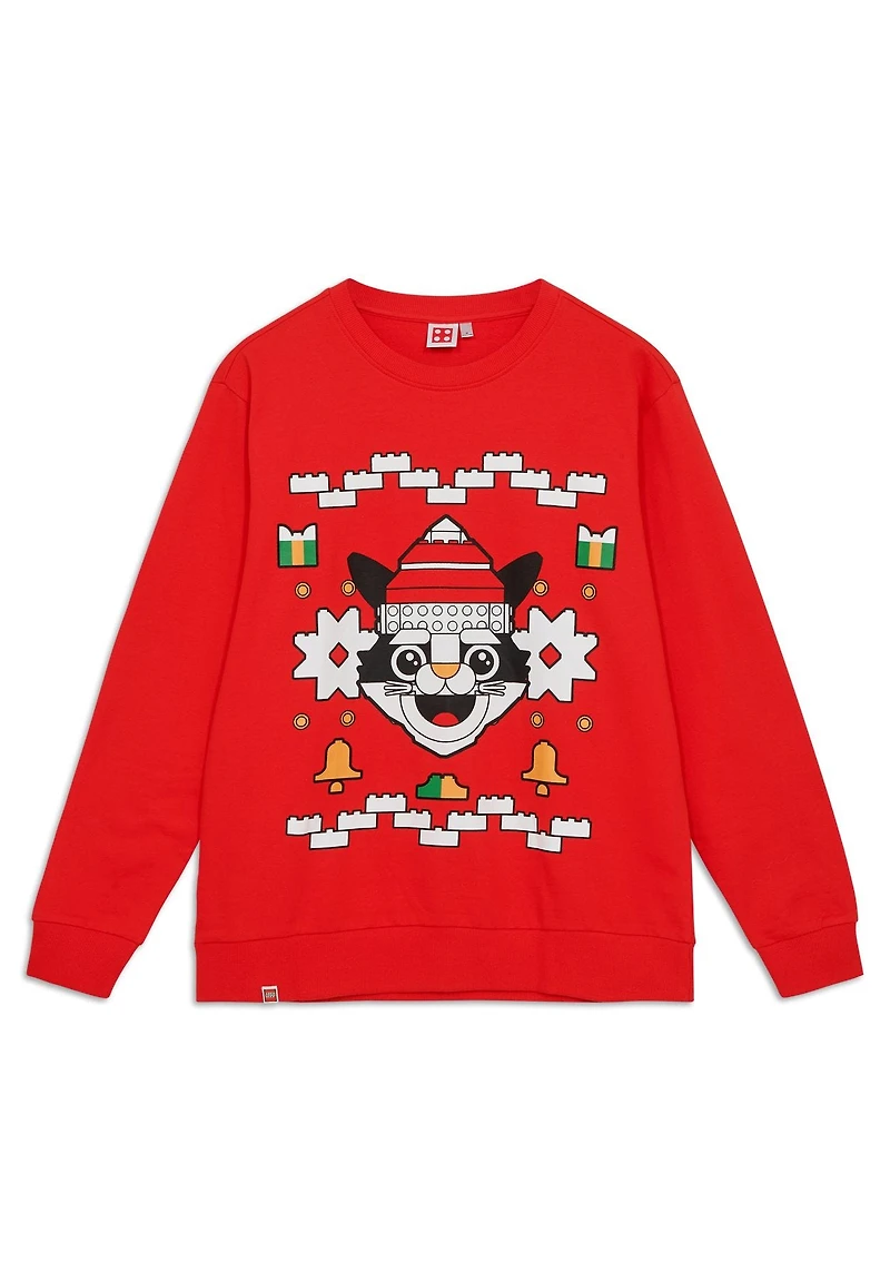 Adults Christmas Sweatshirt - Red