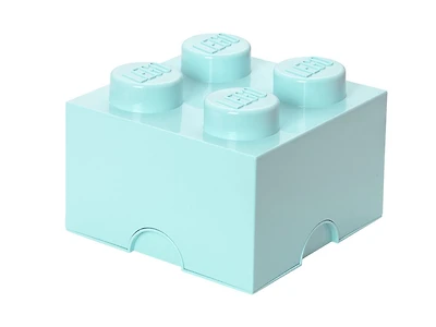 4-Stud Storage Brick - Aqua Blue