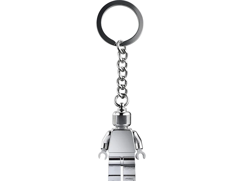 Silver Minifigure Key Chain
