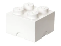 4-Stud Storage Brick - White