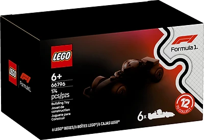 F1 Collectible Race Cars 6 Pack