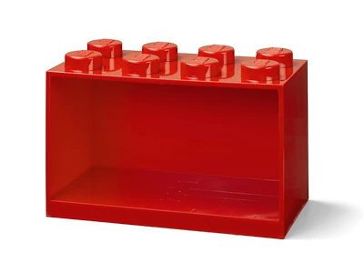8-Stud Brick Shelf - Bright Red