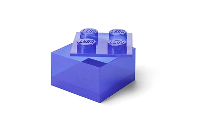 Clear Brick-Shaped Storage Box