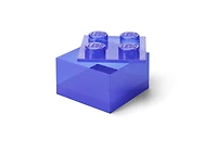 Clear Brick-Shaped Storage Box