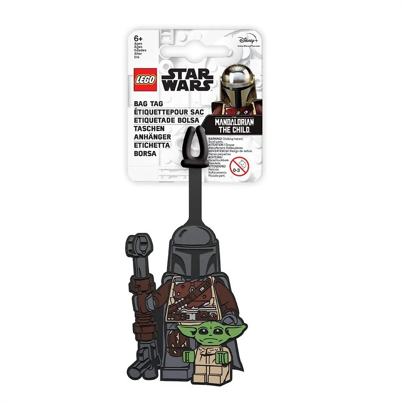 The Mandalorian with Grogu Bag Tag