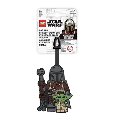 The Mandalorian with Grogu Bag Tag