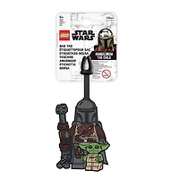 The Mandalorian with Grogu Bag Tag