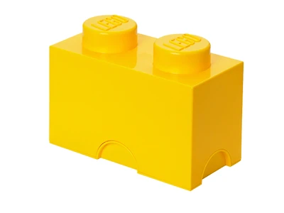 LEGO STORAGE BRICK 2 YELLOW