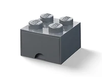 4-Stud Brick Drawer - Dark Gray