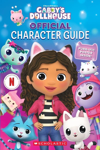 Gabby's Dollhouse Character Guide with Poster