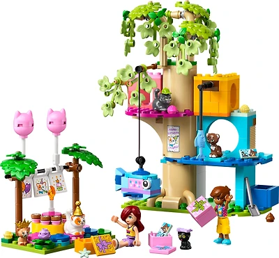Cat Birthday Party & Tree House