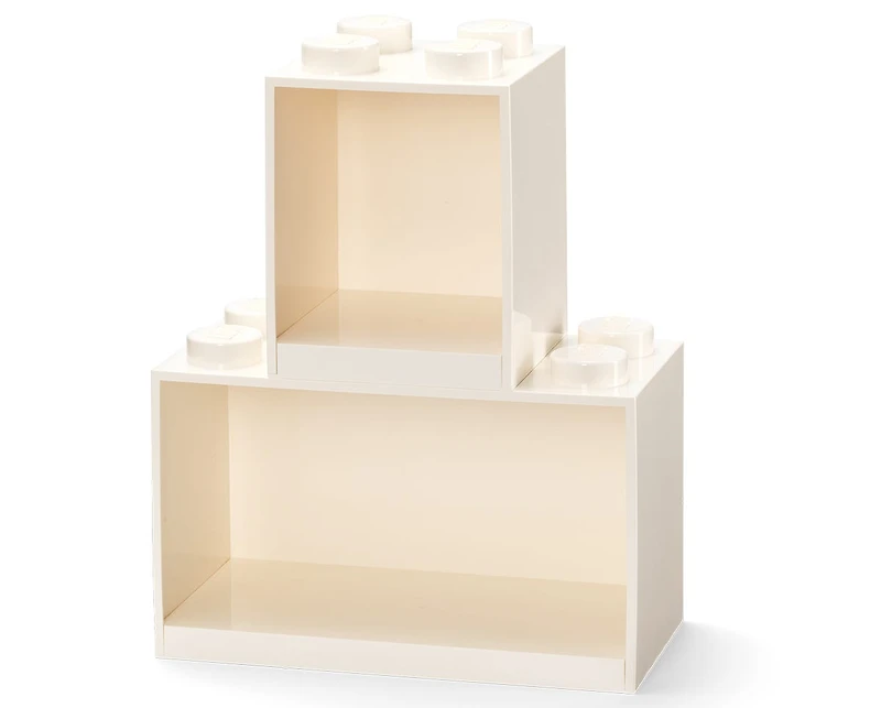 Brick Shelf Set - White