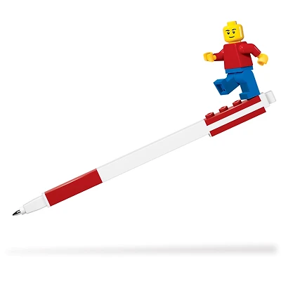 Pen Pal Gel Pen with Minifigure - Red