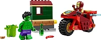 Iron Man with Bike and The Hulk