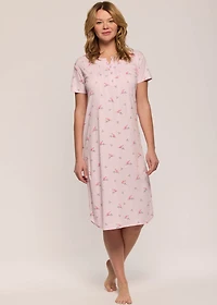 Long nightgown with birds