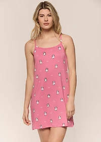 Short nightgown with straps