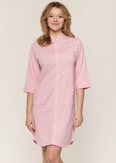 Robe with zipper