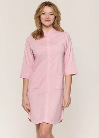 Robe with zipper