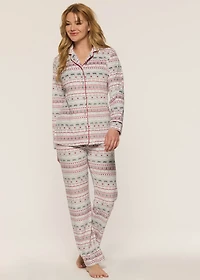 Fair Isle long pyjama set