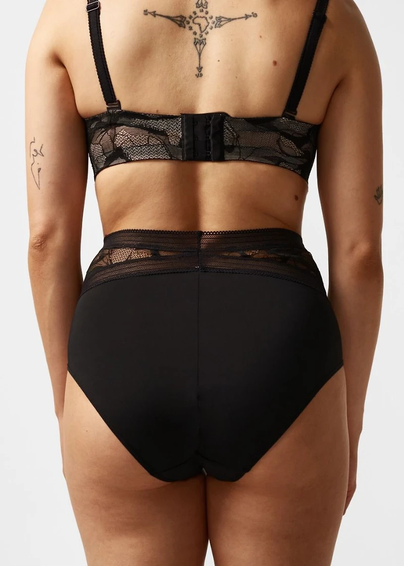 True Lace High Waist Brief