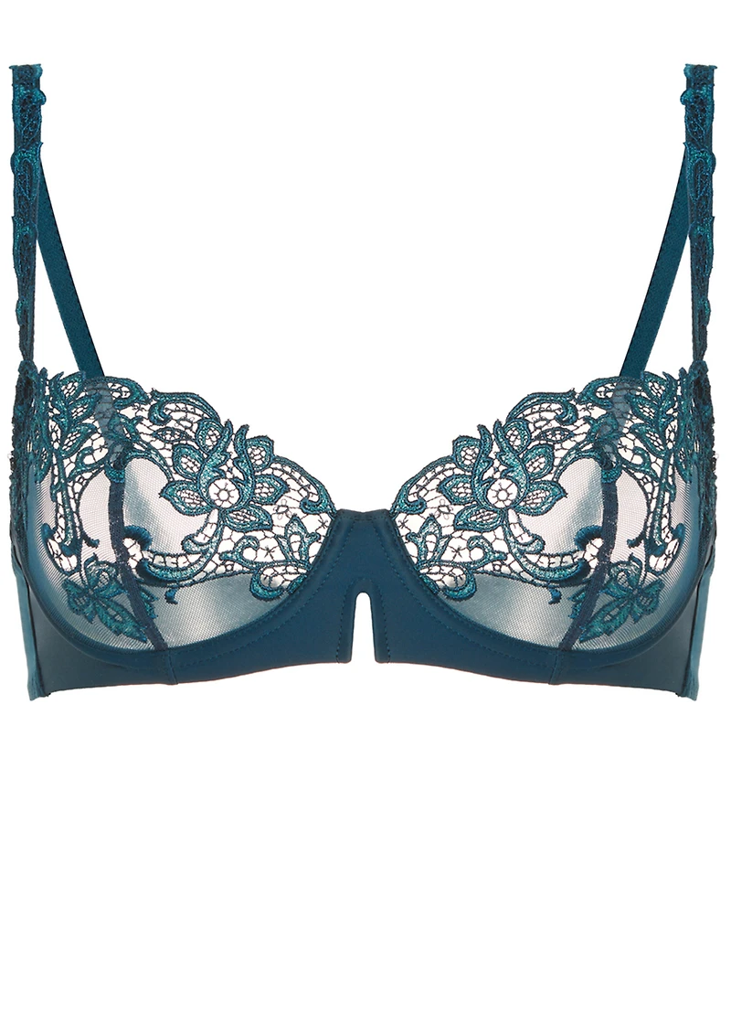 Saga half cup bra