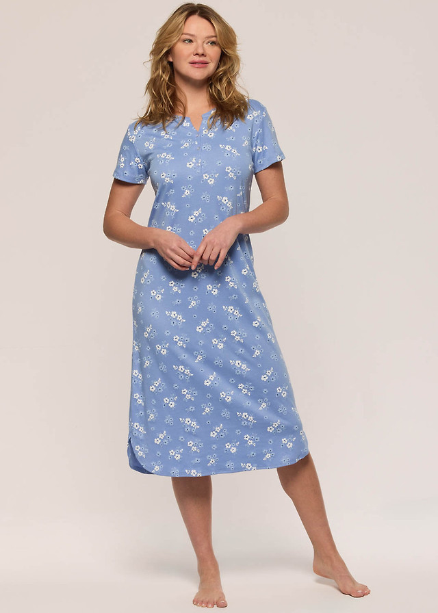 Long floral nightgown