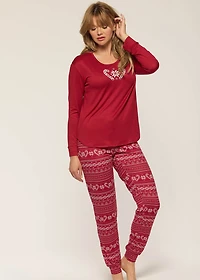 Ensemble pyjama à cannes de sucre