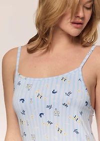 Short nightgown with straps