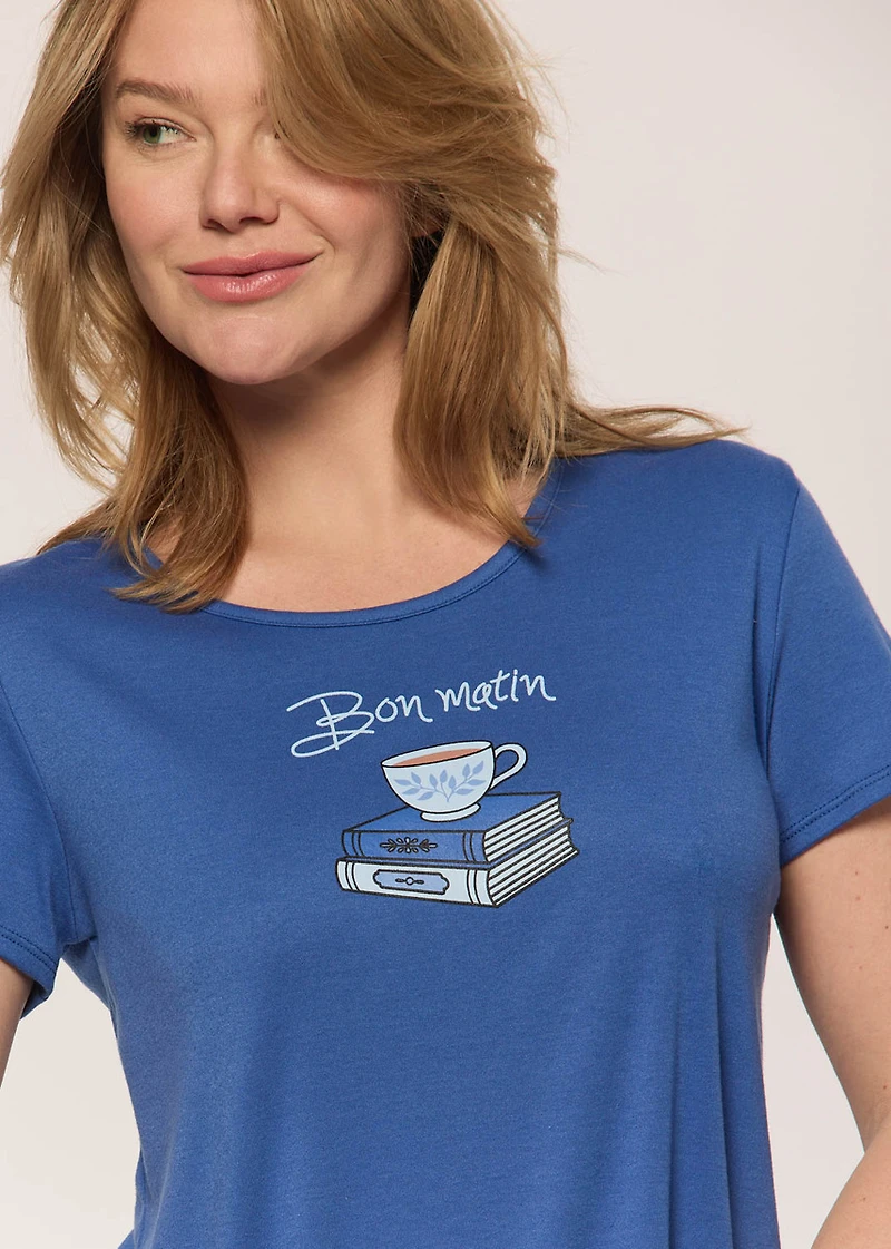 Coffee capri Pyjama Set