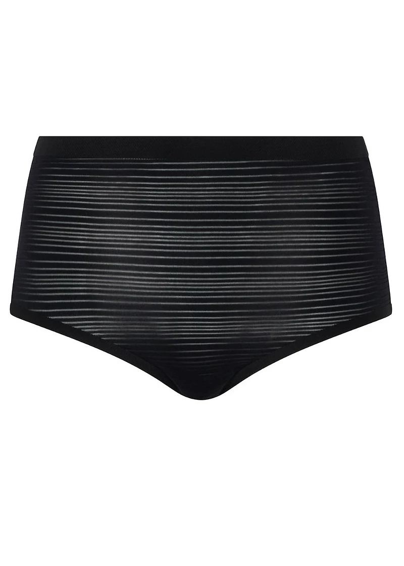 Culotte pleine Soft Stretch Stripes