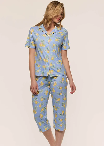 Capri pyjama set with lemon