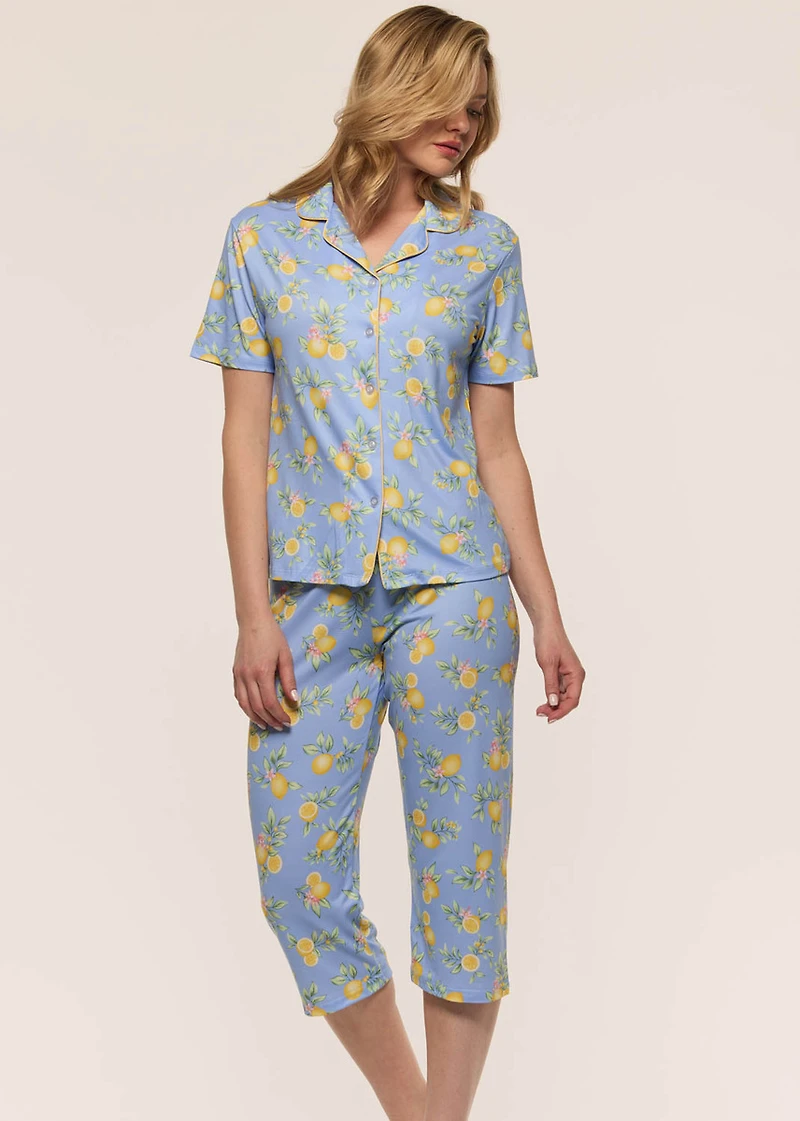 Capri pyjama set with lemon