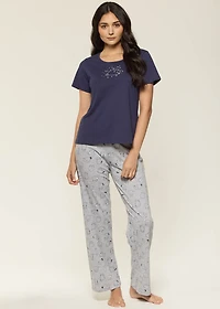 Pyjama set with cats 100% Cotton