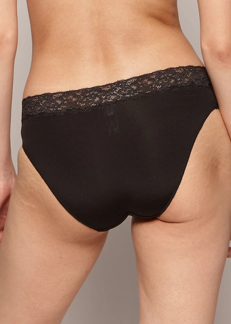 Culotte bikini bande dentelle (3 pour 36$)