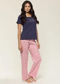 Pyjama set with cats 100% Cotton