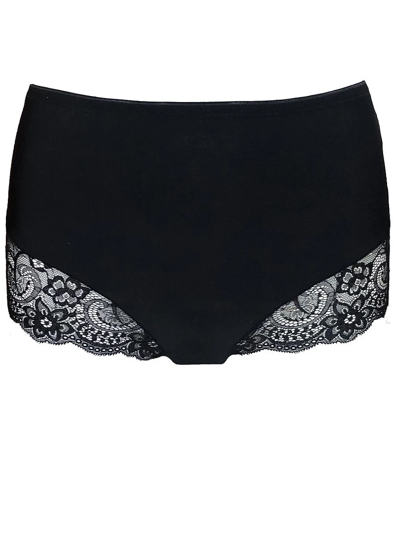 Culotte Haute Coupe Laser et dentelle (3 pour 36$)