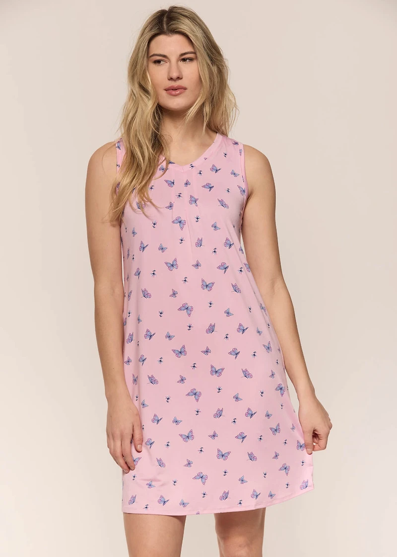 Sleeveless butterfly Nightgown
