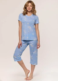 Capri pyjama set with pineapple