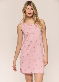 Flowers sleeveless Nightgown