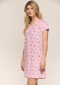 Short nightgown with butterflies
